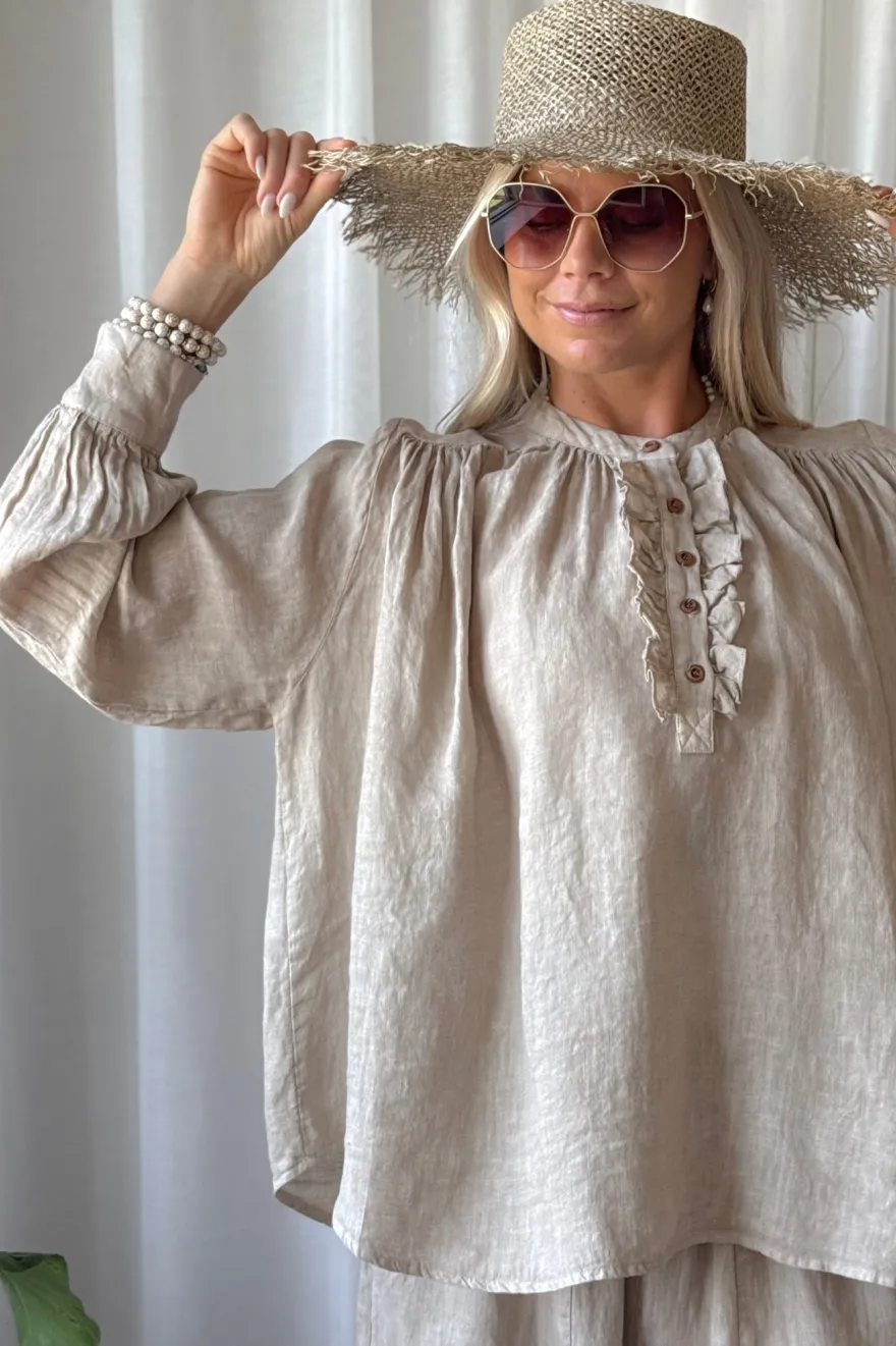 Rosalie pellavapaita, cashmere