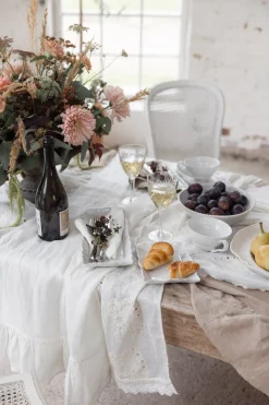 Rustic pellava kaitaliina, cashmere