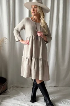 Sarah pellavamekko, natural