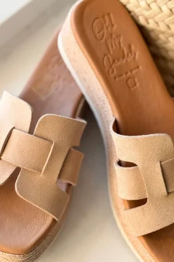 Serraje paksupohjaiset pistokkaat, beige