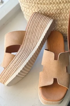 Serra paksupohjaiset pistokkaat, beige