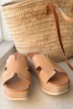 Serra paksupohjaiset pistokkaat, beige