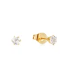 Simple stud korvakorut 2 mm, clear