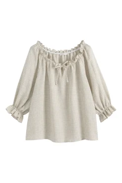 Sofia pellavapaita, beige check