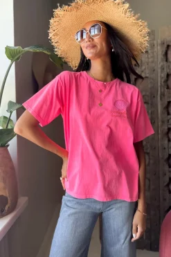 Somewhere Beyond t-paita, neon pink