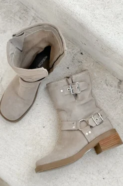 Spark suede saappaat, light beige