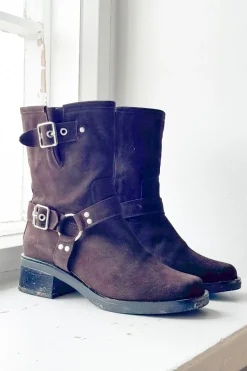 Spark suede saappaat, tummanruskea