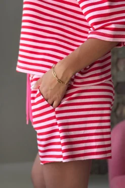 Sun Stripes shortsit, punainen-pinkki