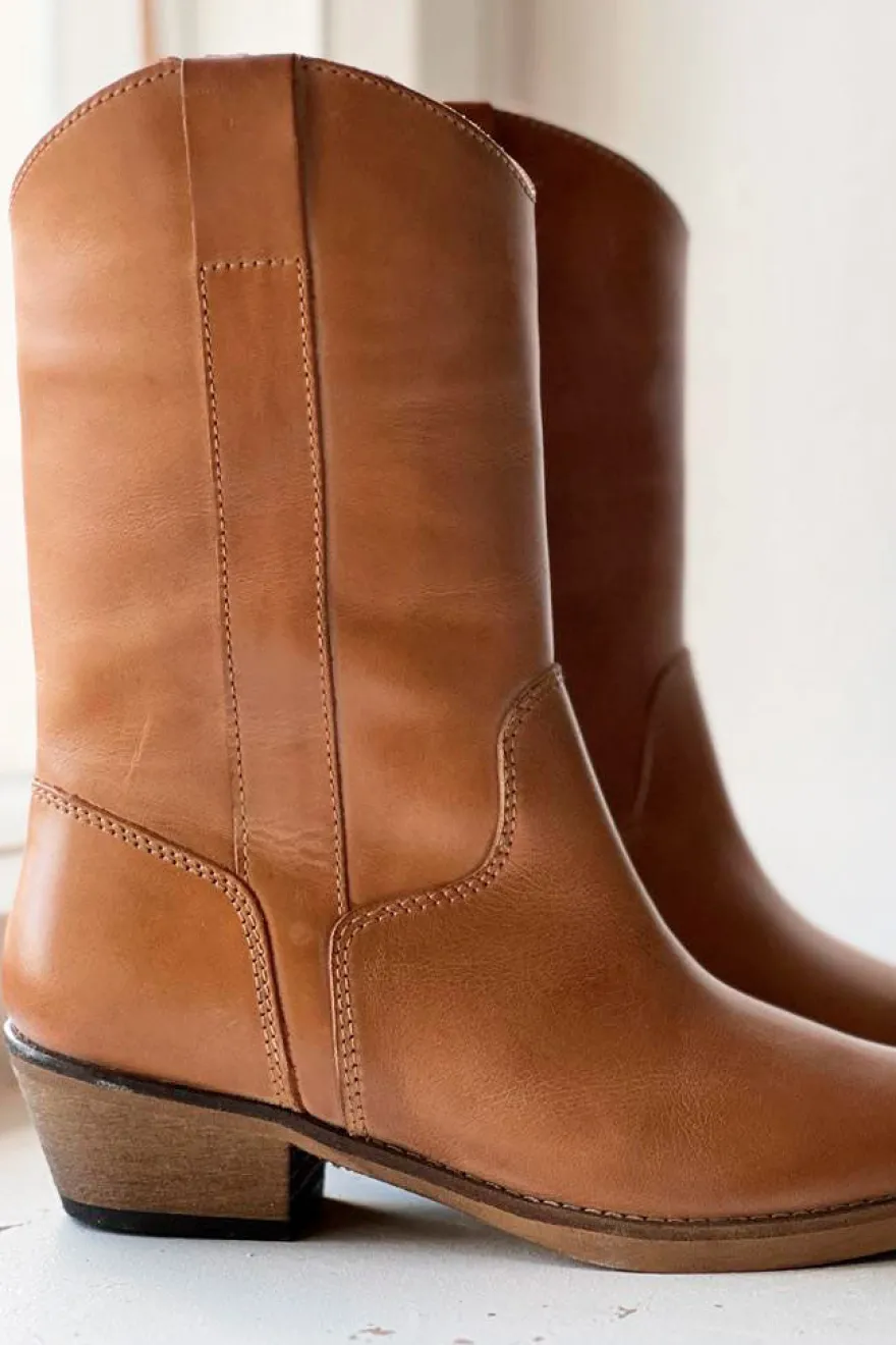 Tracy bootsit, dark tan