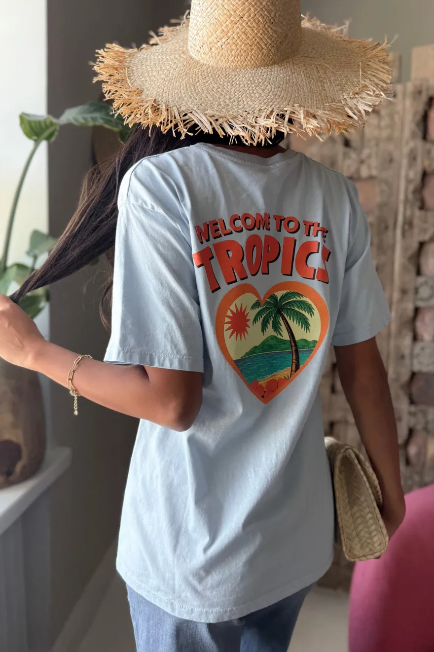 Tropics t-paita, vaaleansininen