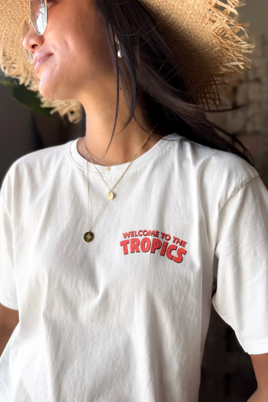 Tropics t-paita, valkoinen