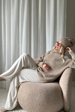 Wilson villasekoitepooloneule, beige